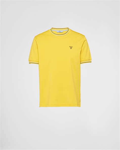 yellow prada t shirt